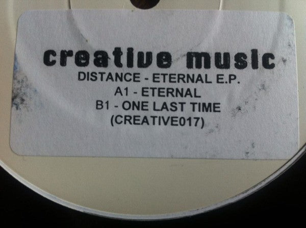 Distance : Eternal (12", Promo, W/Lbl)