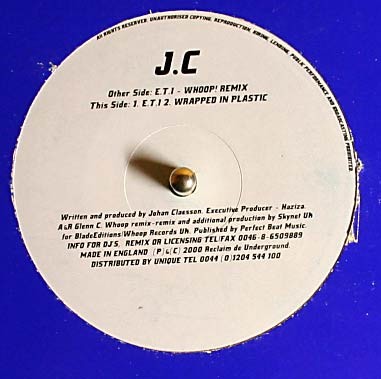 Johan Claesson : E.T.I (12")