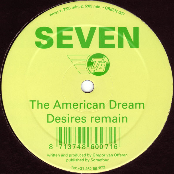 Gregor Van Offeren : True (12")