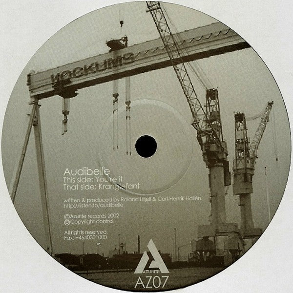 Audibelle : You're It / Kranglefant (12")