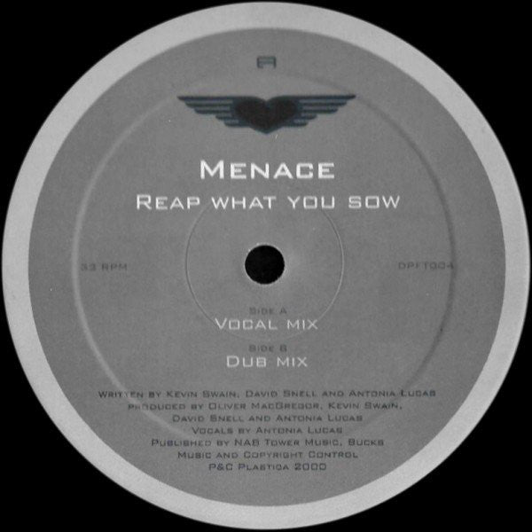 Menace : Reap What You Sow (12")