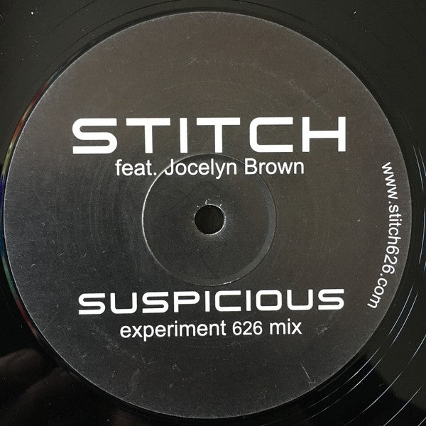 Stitch Feat. Jocelyn Brown : Suspicious (12", Single)