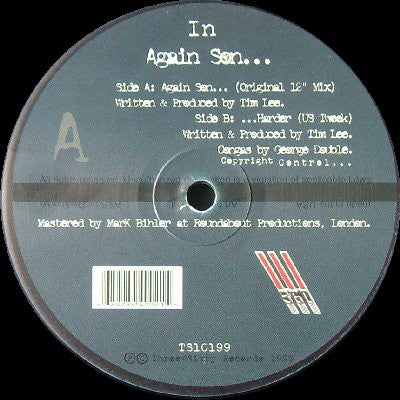 Tim "Love" Lee : Again Son (12")