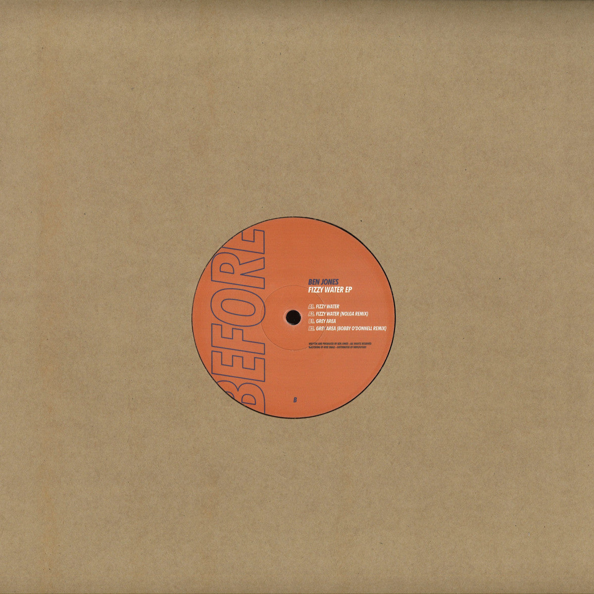 Ben Jones (49) - Fizzy Water EP (Before Records) (M)