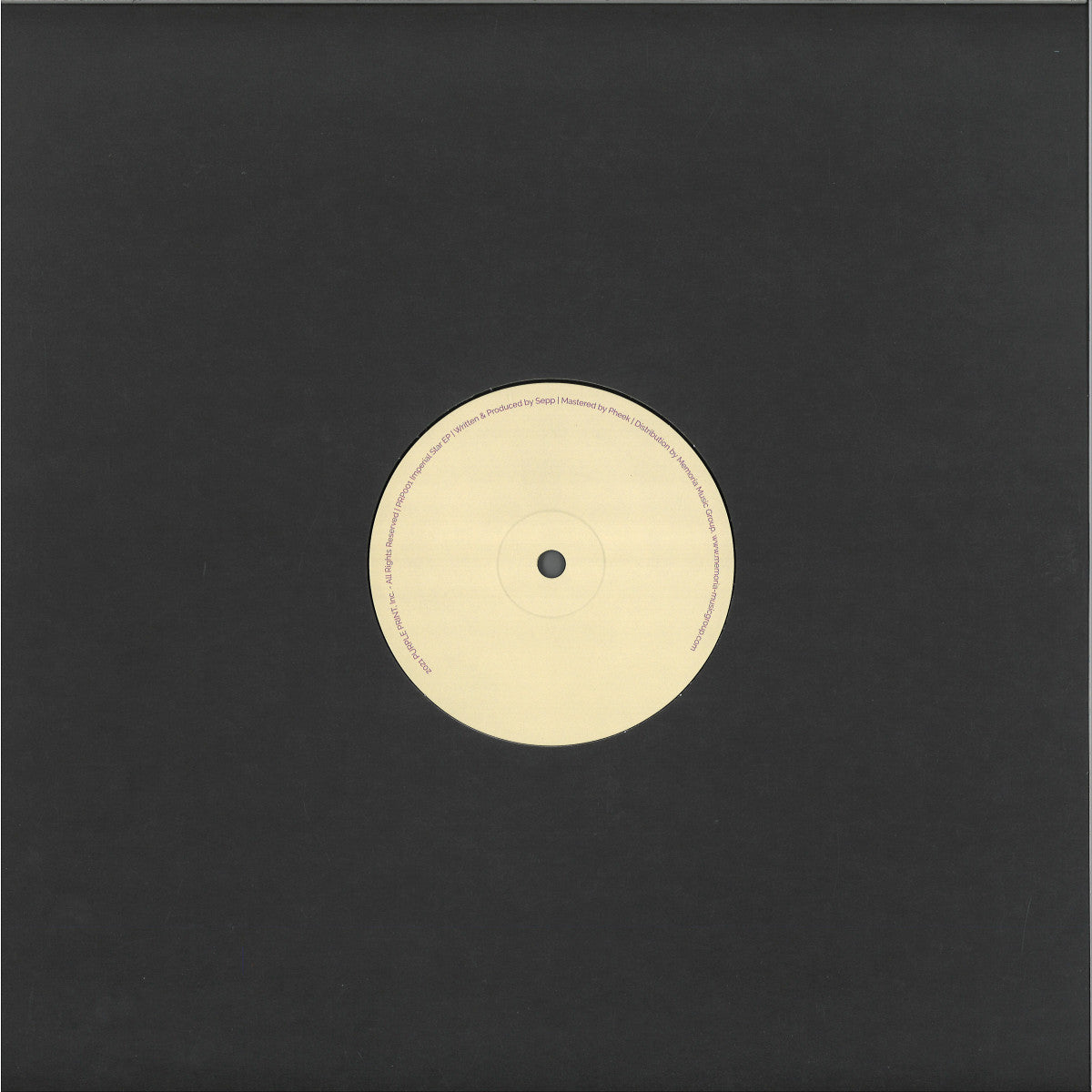 Sepp - Imperial Star EP (Purple Print) (M)