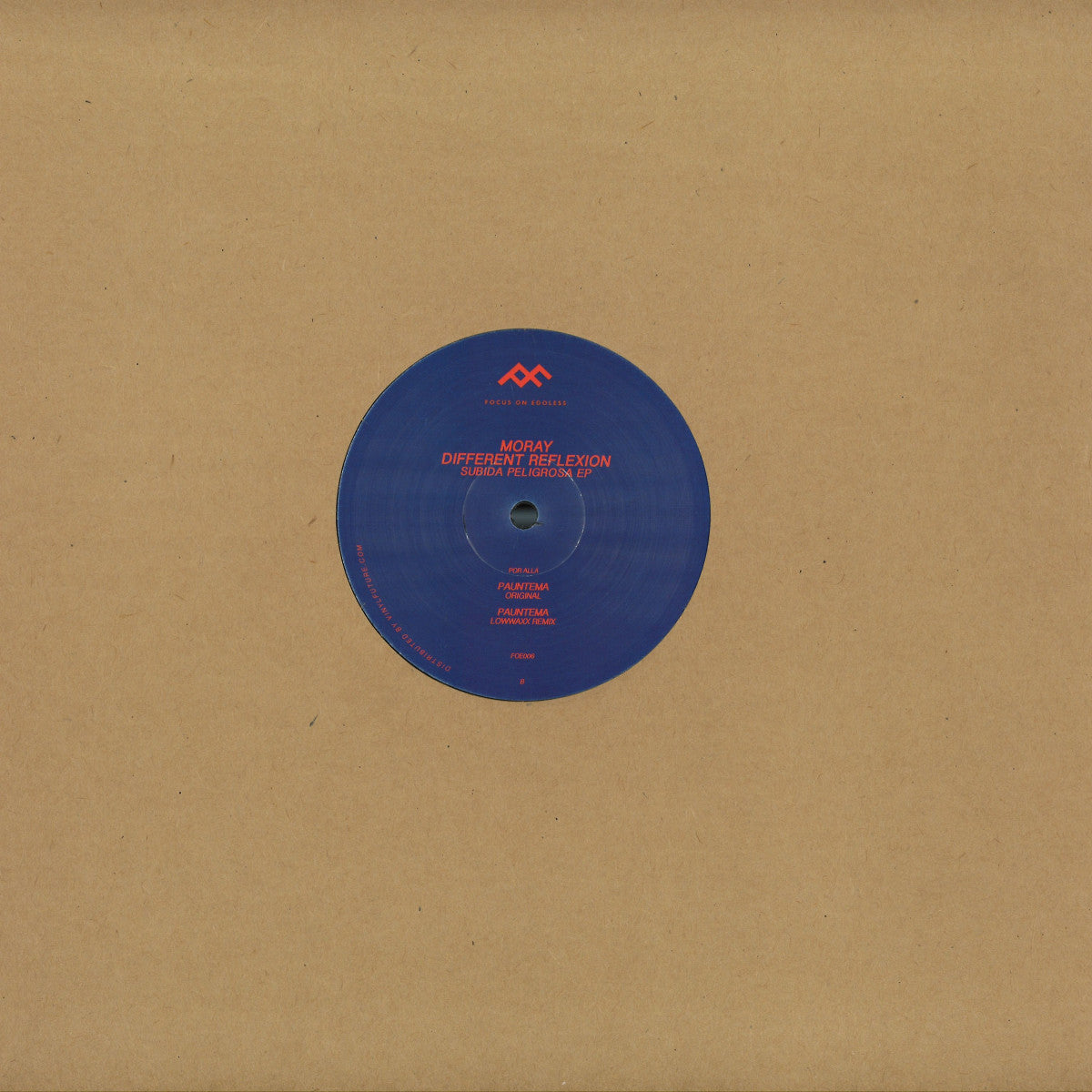 Moray, Different Reflexion - Subida Peligrosa Ep (Focus On Egoless) (M)