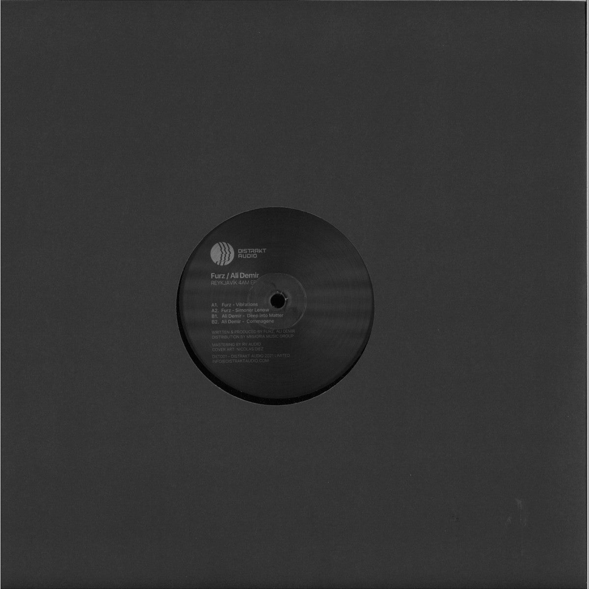 Furz / Ali Demir - Reykjavík 4AM EP (Distrakt Audio) (M)