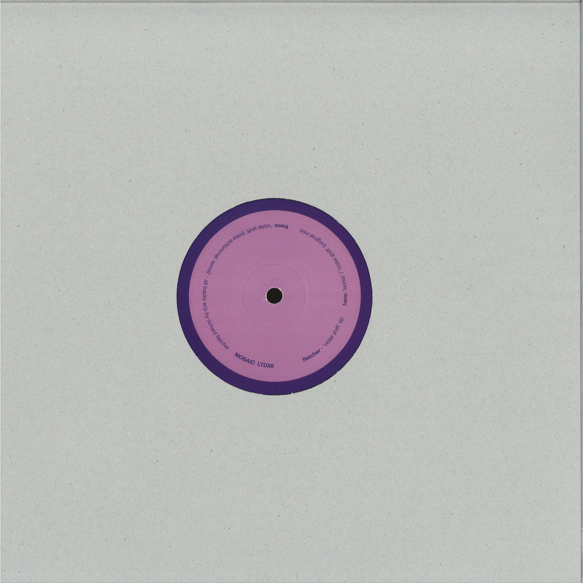 RJ Fletcher - Violet Shift EP (Mosaic) (M)
