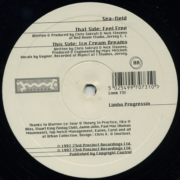 Seafield : Feel Free / Ice Cream Dreams (12")