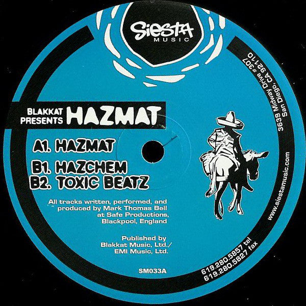 Blakkat : Hazmat (12")