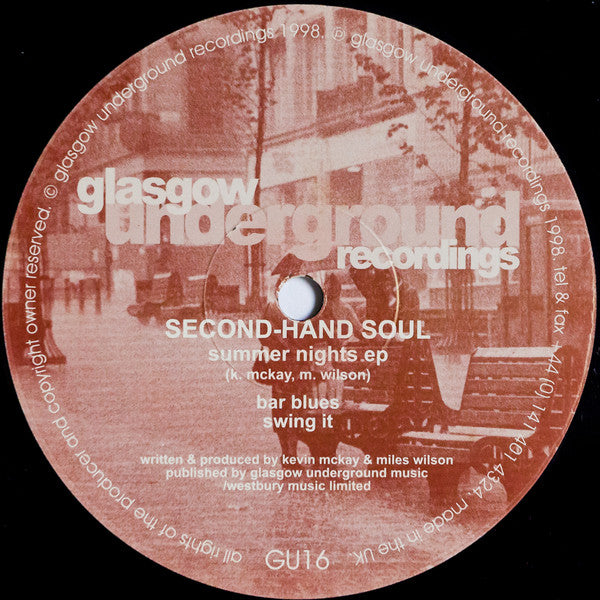 Second-Hand Soul : Summer Nights EP (12", EP)