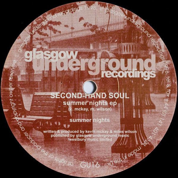 Second-Hand Soul : Summer Nights EP (12", EP)