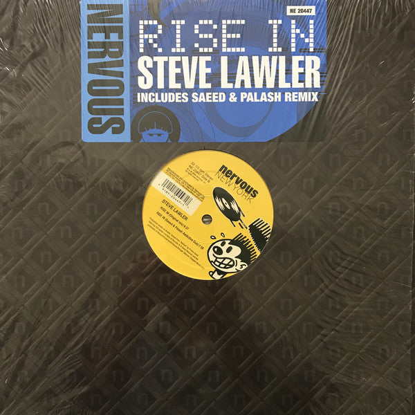 Steve Lawler : Rise In (12")