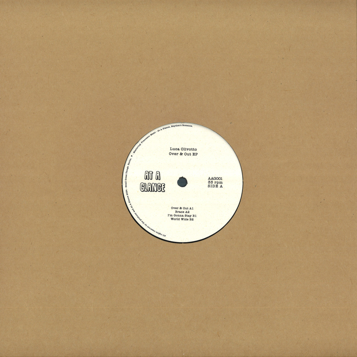 Luca Olivotto - Over & Out EP (At A Glance) (M)