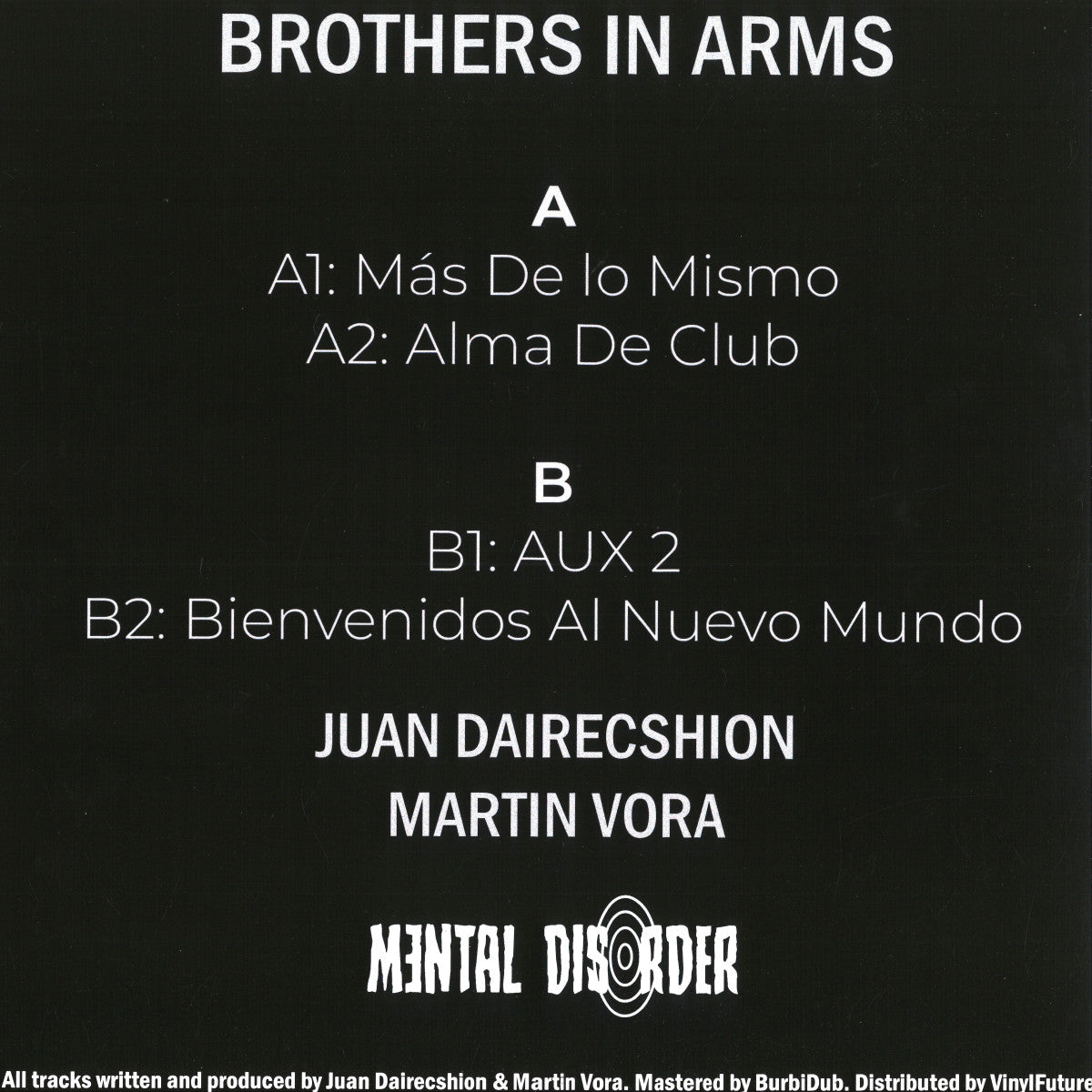 Juan Dairecshion, Martin Vora - Brothers In Arms (Mental Disorder) (M)