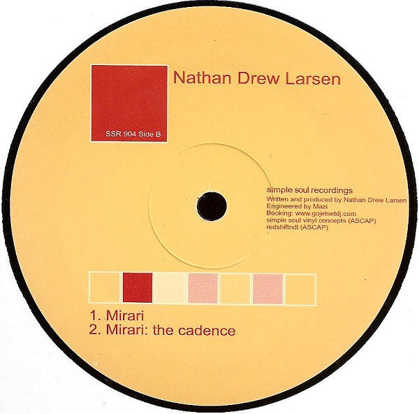 Nathan Drew Larsen* : Five Minutes Of Pleasure (12")