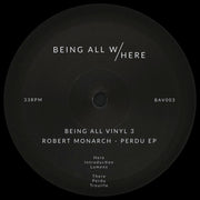 Robert Monarch : Perdu EP (12", EP)