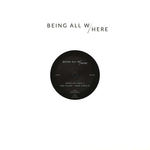 Max Telaer : Hard Times EP (12", EP)