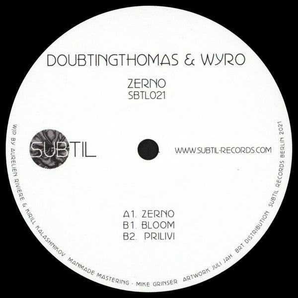 Doubtingthomas & Wyro (4) : Zerno (12")