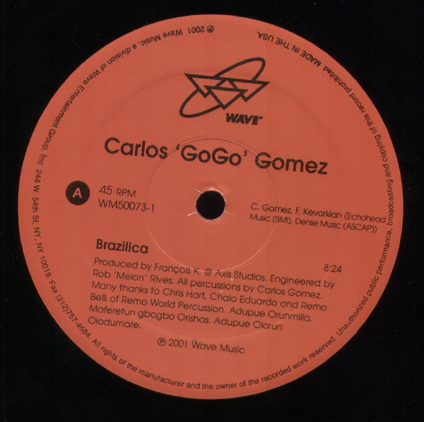 Carlos 'GoGo' Gomez* : Brazilica (12")