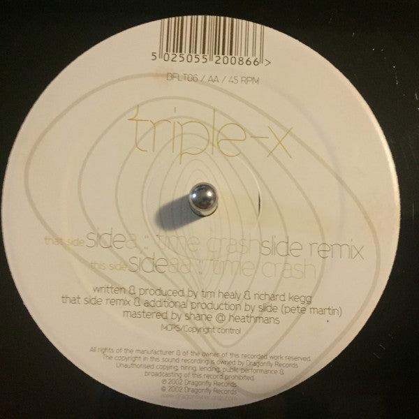 Triple X (2) : Time Crash (12")