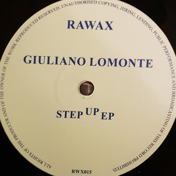 Giuliano Lomonte : Step Up EP (12", EP)