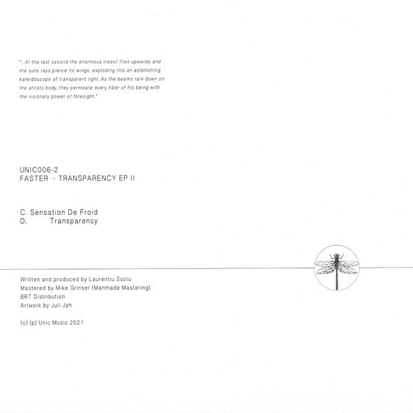 Faster : Transparency EP II (12", EP)