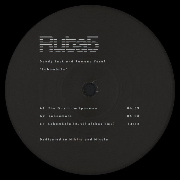 Dandy Jack And Ramona Yacef : Labambola (12", EP, 180)