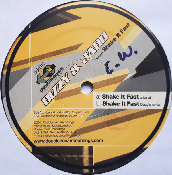 Dizzy & Jado : Shake It Fast (12")