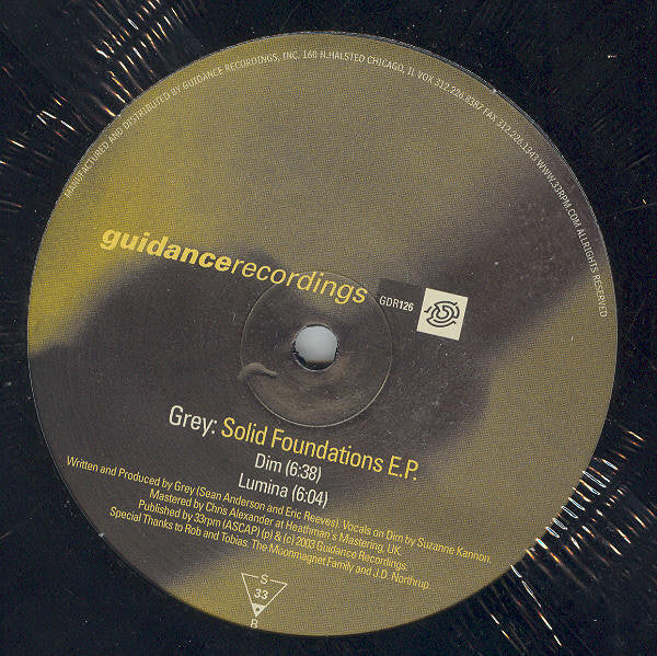 Grey : Solid Foundations E.P. (12", EP)