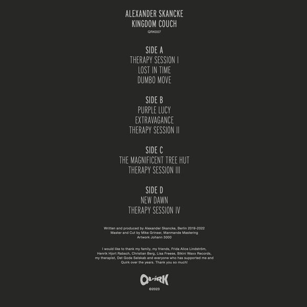 Alexander Skancke : Kingdom Couch (2x12", Album)