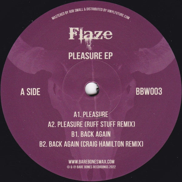 Flaze (3) : Pleasure EP (12", EP)