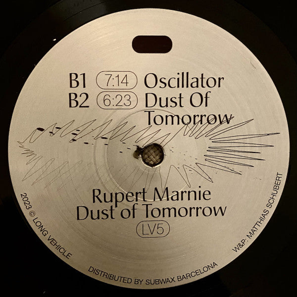 Rupert Marnie : Dust Of Tomorrow (12", EP)