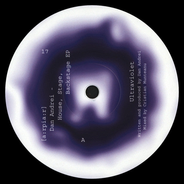Dan Andrei : House, Stage, Backstage EP (12", EP)