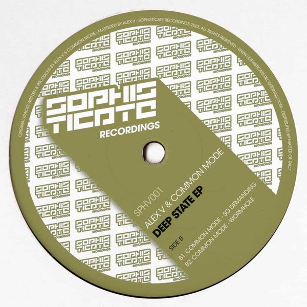 Alex V & Common Mode : Deep State EP (12", Single)