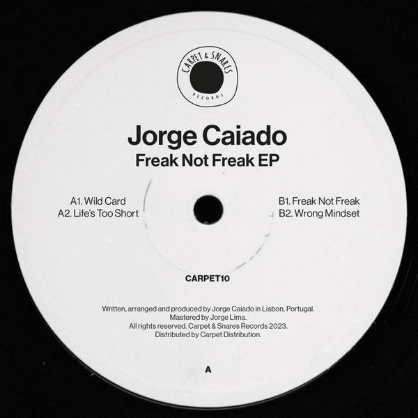 Jorge Caiado : Freak Not Freak EP (12", EP)