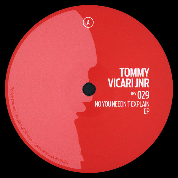 Tommy Vicari jnr : No You Needn’t Explain EP (12", EP)