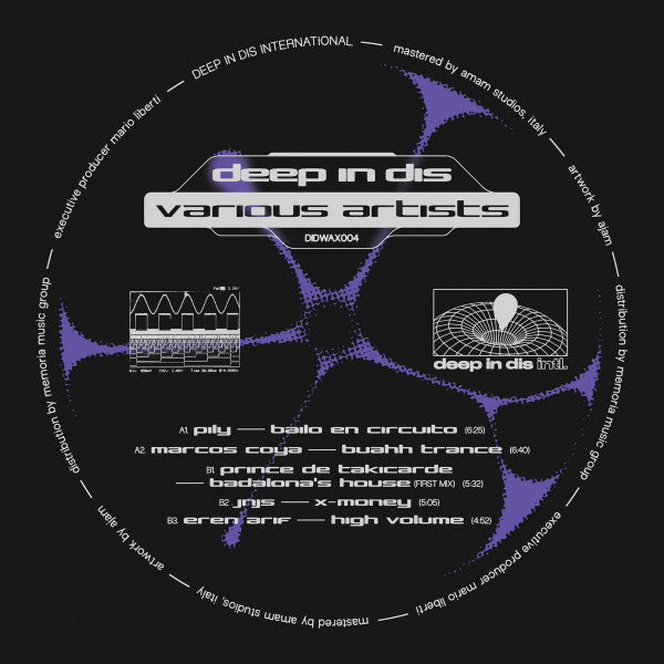 Various : Deep In Dis V/A (12", EP, Single)