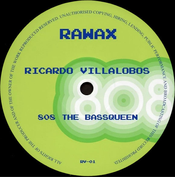 Ricardo Villalobos : 808 The Bassqueen (12", RE, 25t)