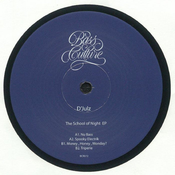 D'Julz : The School of Night EP (12")