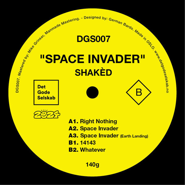 Shaked : Space Invader (12", EP)