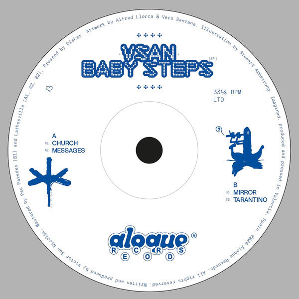 Vsan (2) : Baby Steps EP (12", EP, Ltd)