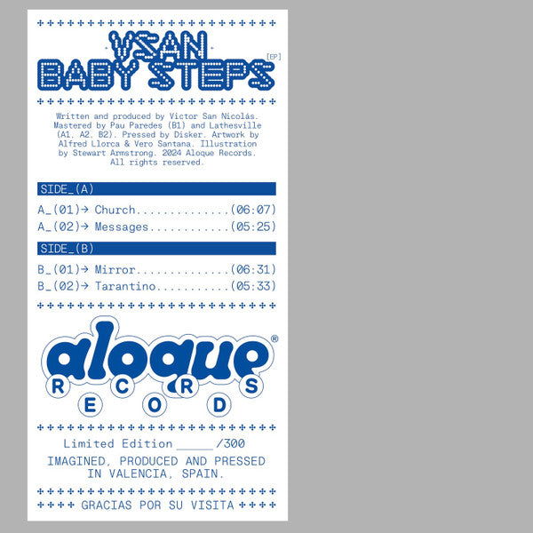 Vsan (2) : Baby Steps EP (12", EP, Ltd)