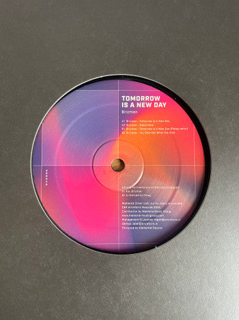 Brizman : Tomorrow Is A New Day (12", EP)