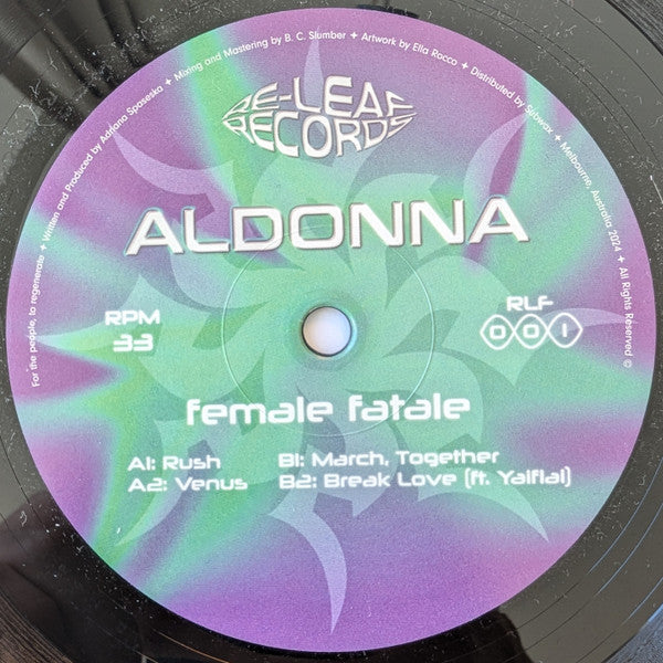 Aldonna : Female Fatale (12", EP)