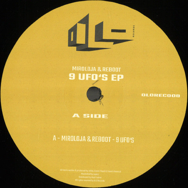 Miroloja & Reboot : 9 UFO'S EP (12", EP)