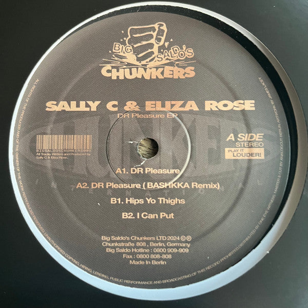 Sally C & Eliza Rose (4) : DR Pleasure EP (12", EP)