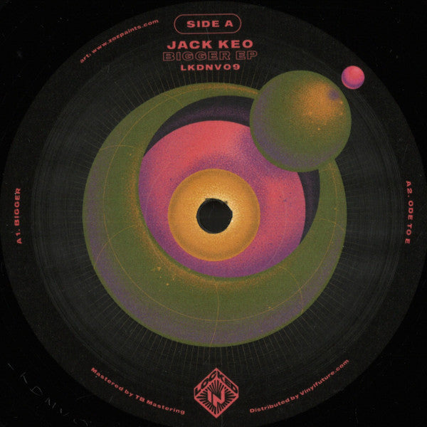 Jack Keo : BIGGER EP (12", EP)