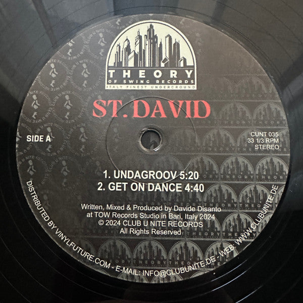 St. David / Mellow Man : Limited Edition Split EP (12", EP, Ltd)