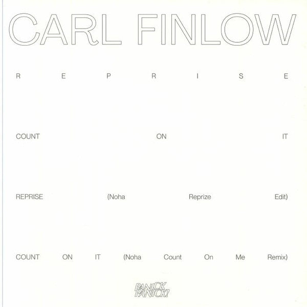 Carl Finlow* : Reprise (12", RE)